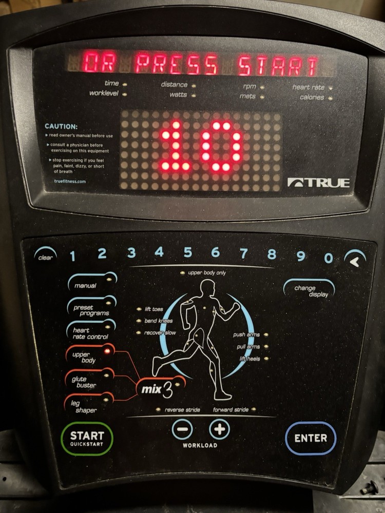 LED DISPLAY / TRUE STRIDER (TSX) Elliptical
