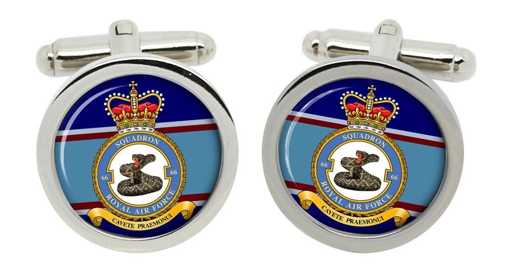 66 Squadron, RAF Cufflinks in Box