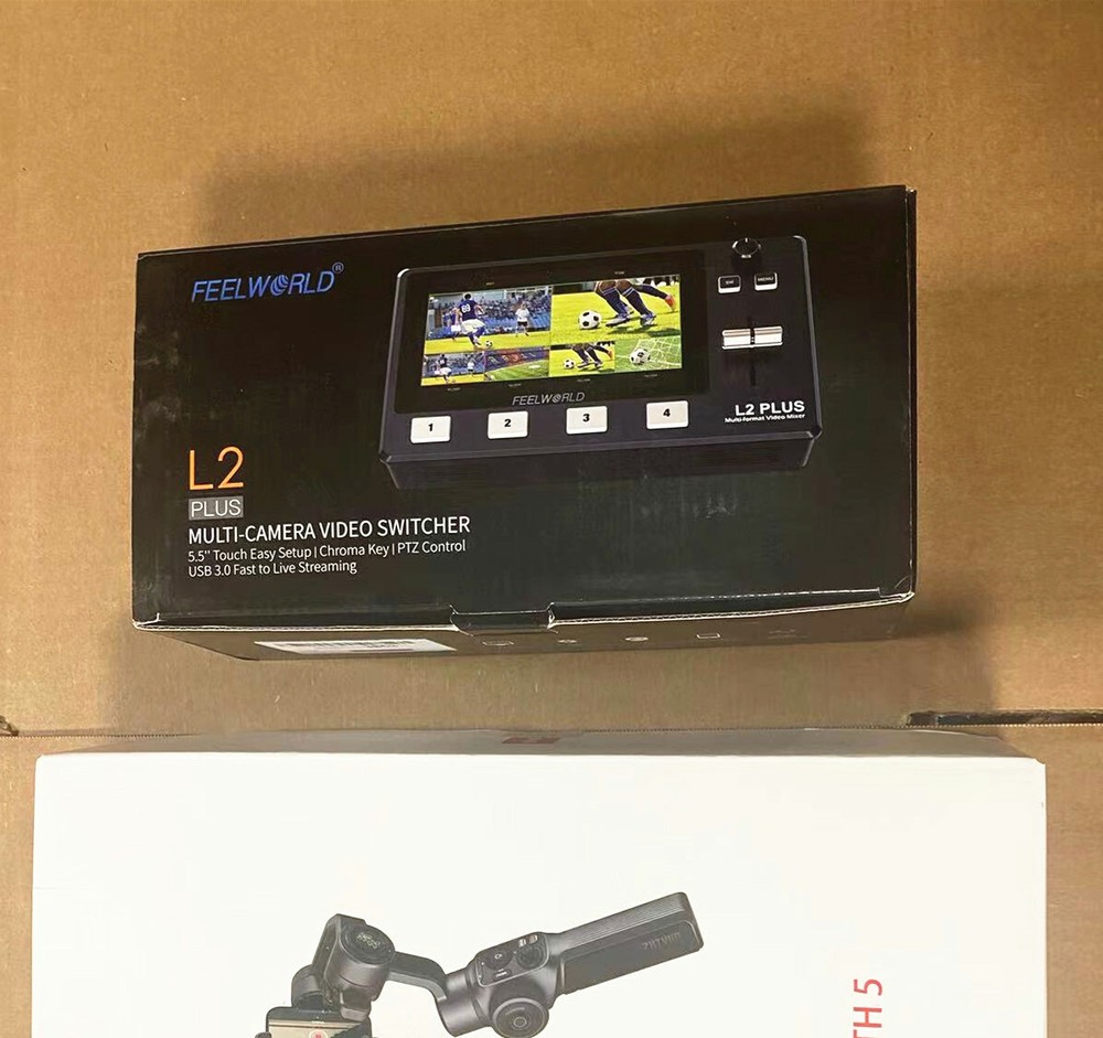 FEELWORLD LIVEPRO L2 PLUS 5.5" 4*HDMI HD Video Switcher Multi-Format Switcher US