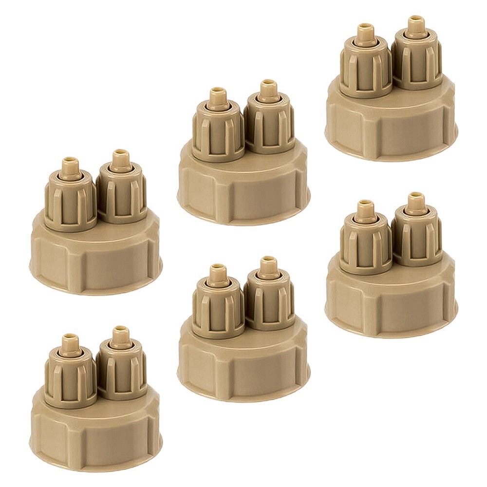 6PCS Carbon Dioxide Reactor CO2 Diffuser Caps Aquarium Plants System Accessories