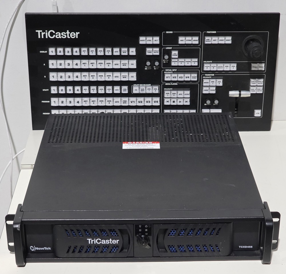 Newtek Tricaster XD455 TCXD455 Live Video Production System with Control Surface