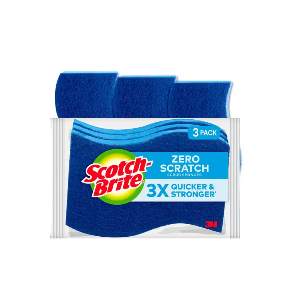 Non-Scratch Scrub Sponge (9-Pack)