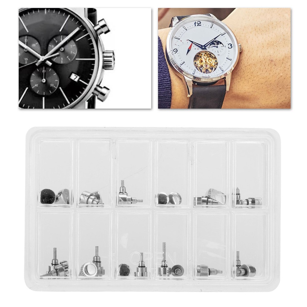 1 Box Watch Button Watch Pusher Press Button Watchmaker Repairing Accessory WT