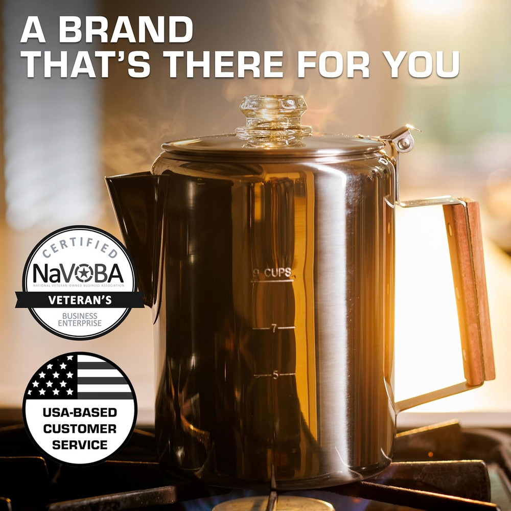 Coffee Percolator Glass Top Replacement - (Pack of 2)