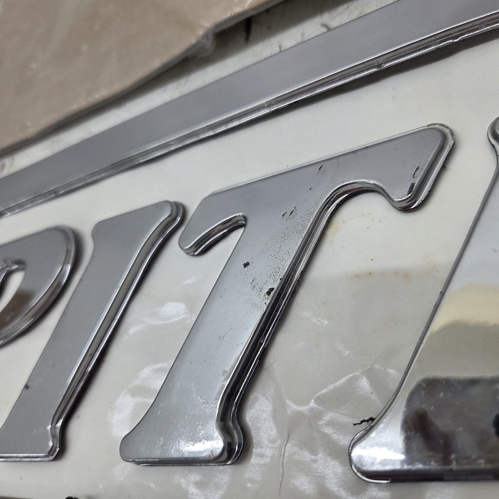 OEM Jupiter Boat Raised Decal Chrome Emblem 22.5"