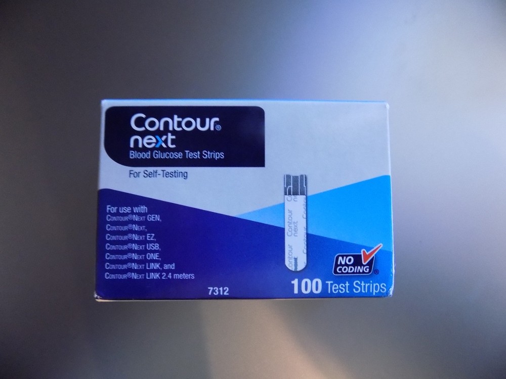 Contour Next Glucose Test Strips 100 Count  Exp  2-28-27