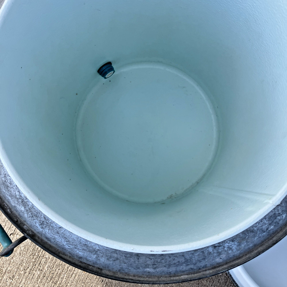 Vintage 10 Gallon Arctic Boy Galvanized Cooler