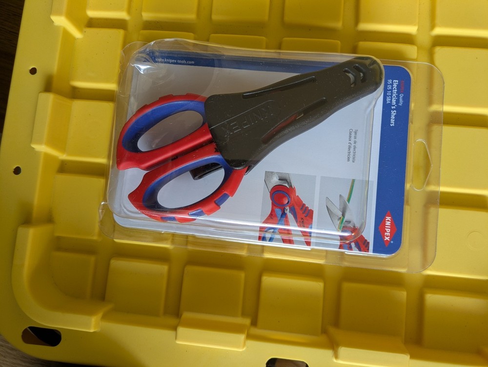 Knipex Electrician Shears with Crimper