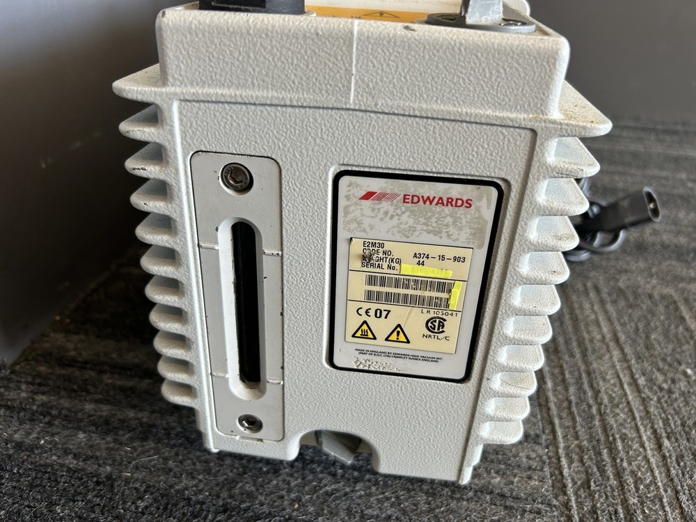 Edwards 30 E2M30 Dual Stage Rotary Vane Vacuum Pump
