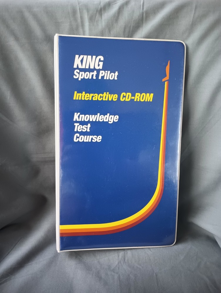 King Sport Pilot Interactive CD-ROM Knowledge Test Course Flight Instruction
