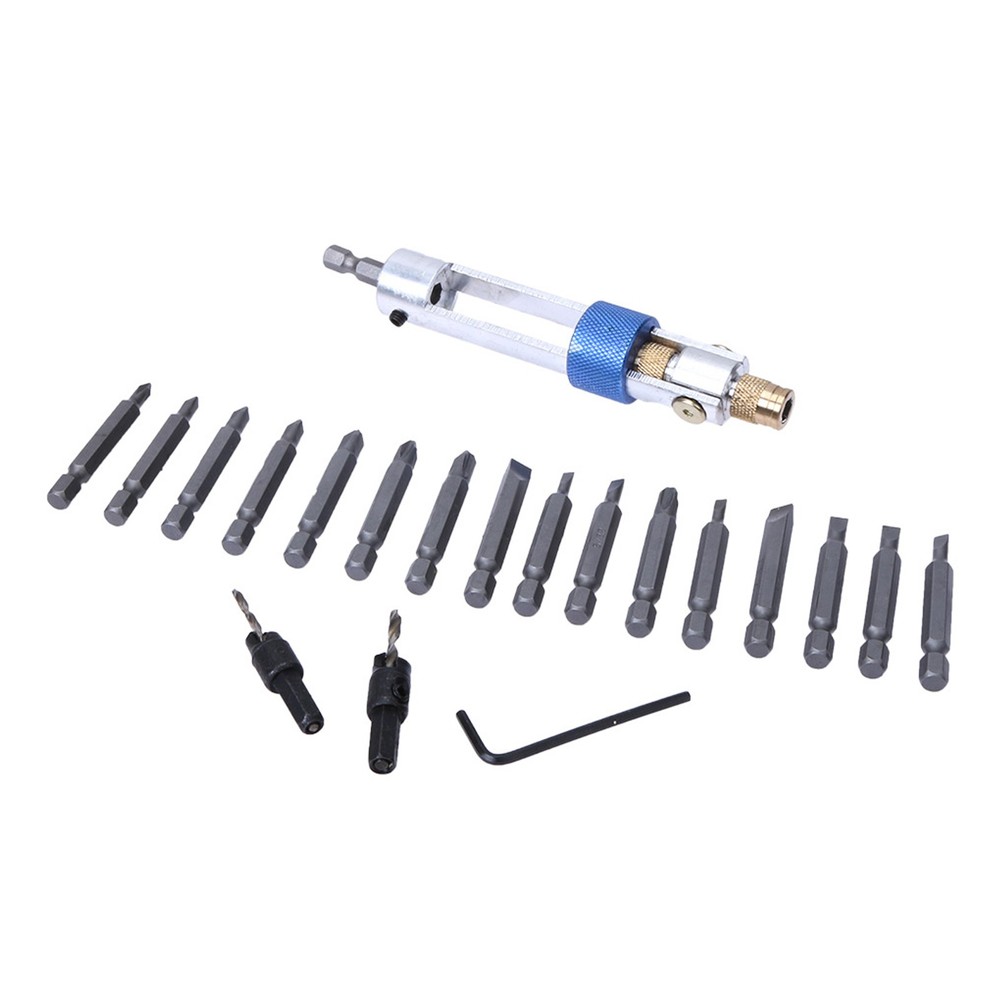 20pcs Half Time Drill Driver Multi Function Screwdriver Tool Screw Power