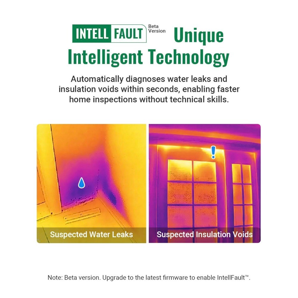 HF96V Thermal Camera with Visual Camera & Laser Pointer, Intelligent Scene