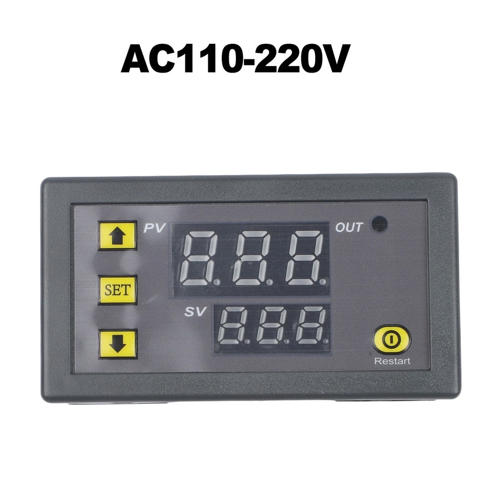 220V Digital Cycle Timer with Flexible Delay Functions and LED Display