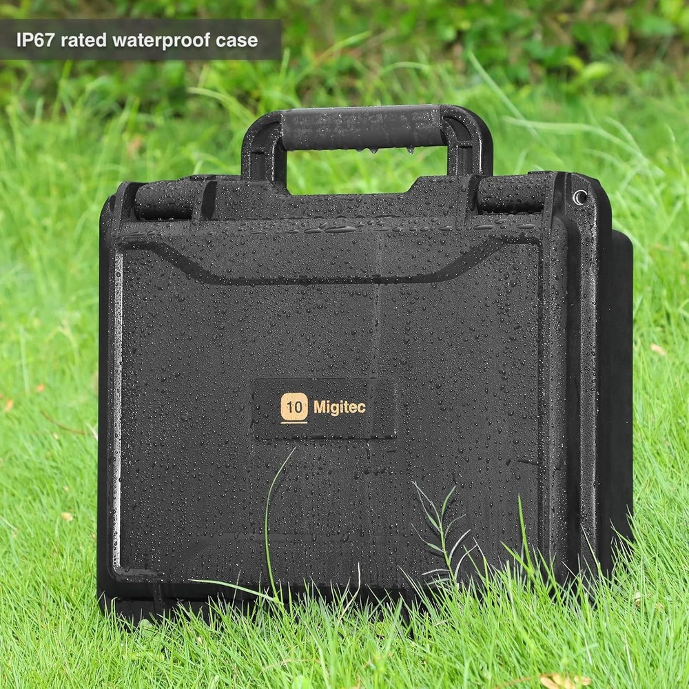 Lightweight Hard-Shell Card Case with Customizable Dividers - 102 Capacity
