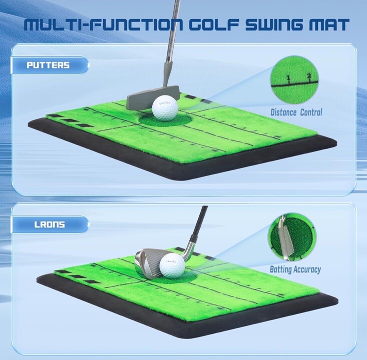 Golf Hitting Mat 16"x12" | Exclusively Designed Golf Mat