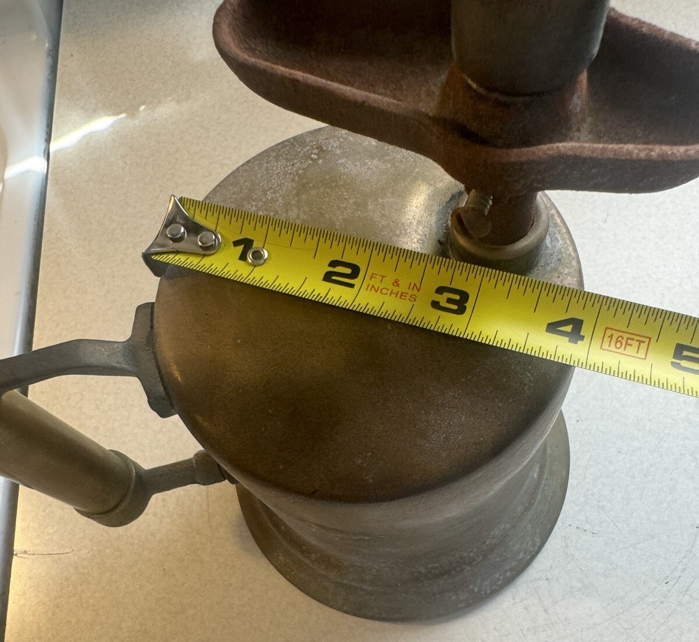 Antique Brass Blow Torch 10” BEAUTIFUL