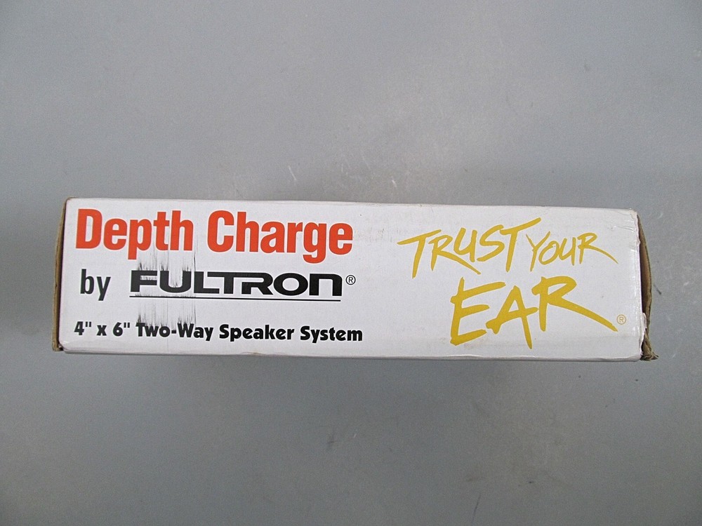 Fultron Depth Charge Two-Way Speaker System 4" x 6" Model 15-7546 New NOS