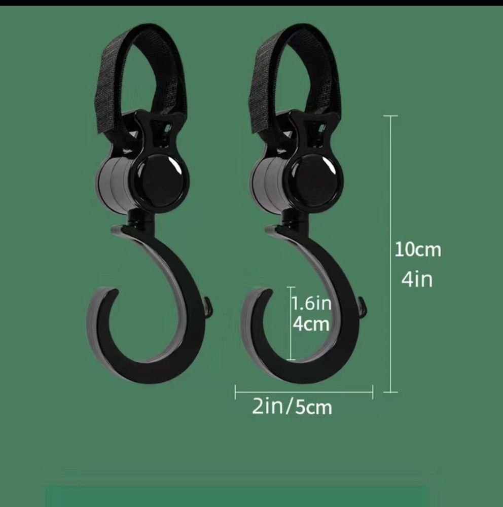 2pcs baby stroller hook