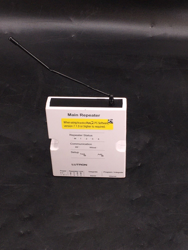 Lutron RadioRA2 RR-MAIN-REP-WH 120V Main Repeater Processor (DEN)