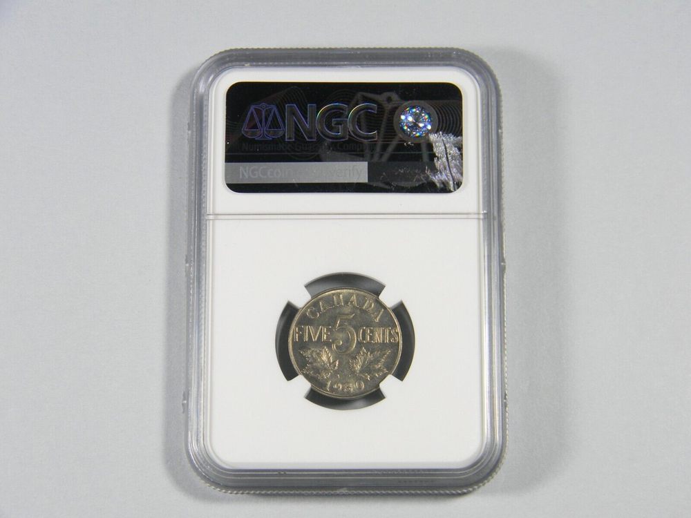 Canada 1930 5 Cents NGC MS 61 (01-15)