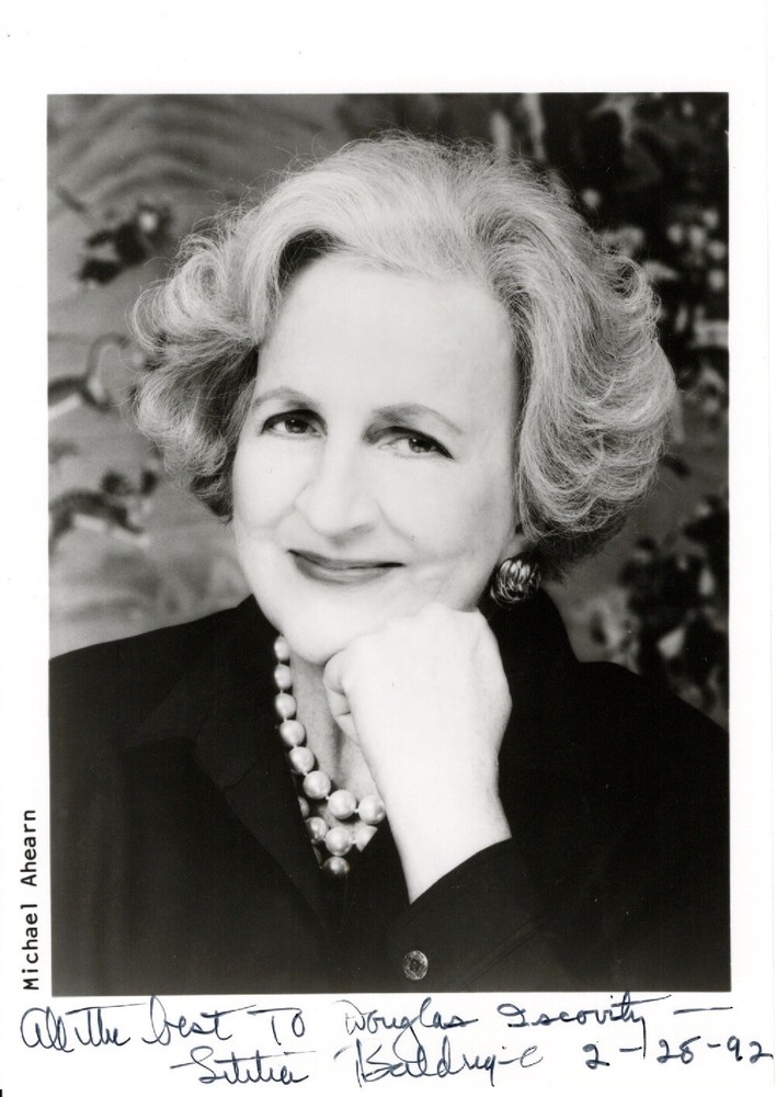 Letitia Baldridge- Signed B&W Photograph