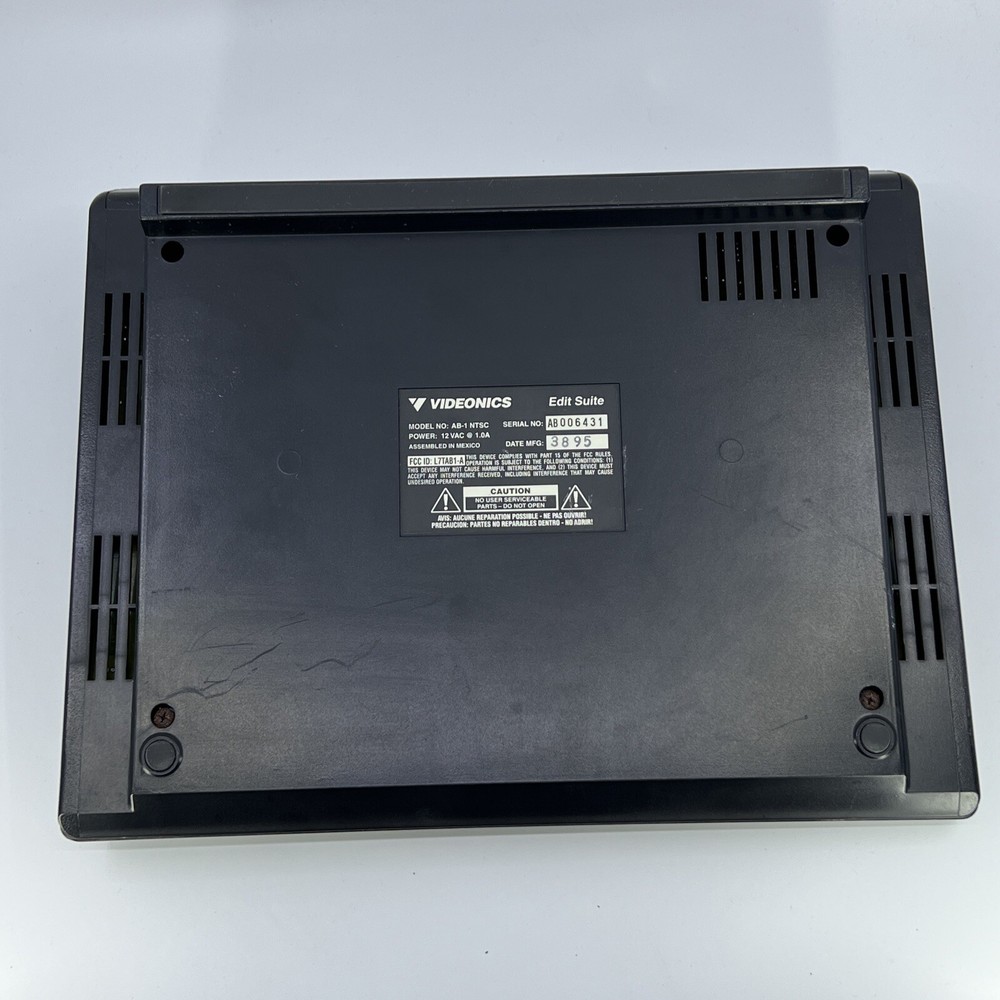 Videonics AB-1 Edit Suite A/B Roll Video Controller With Manuals