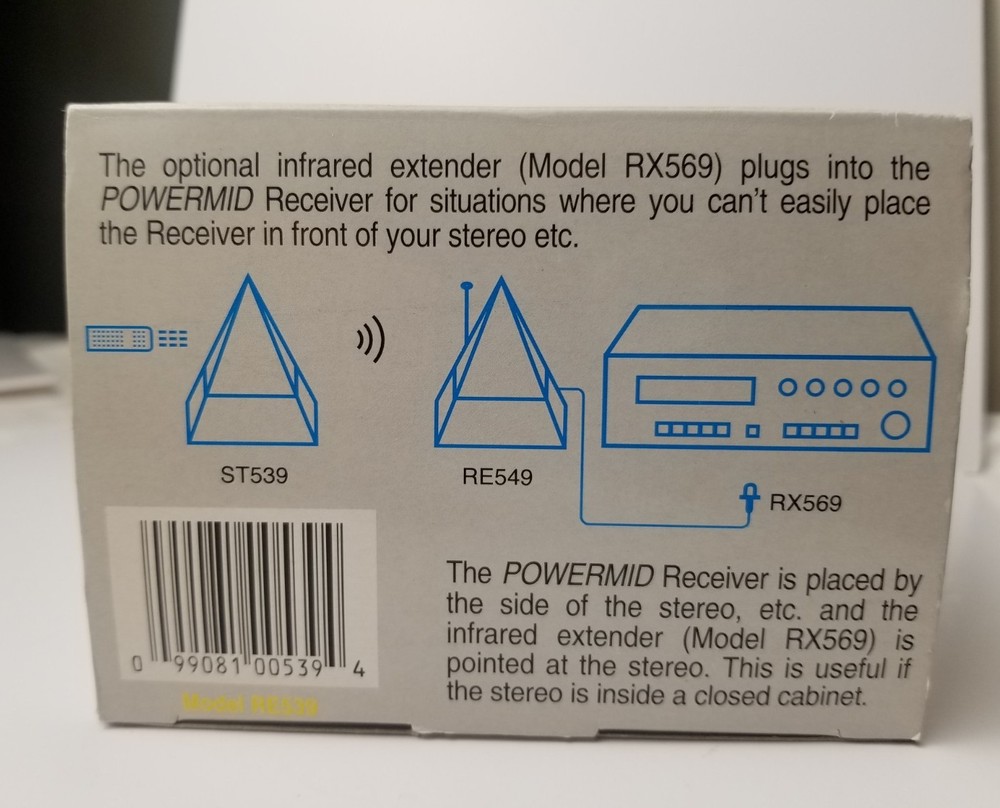 X10 Powermid Remote Control Extender ST539 for RE549