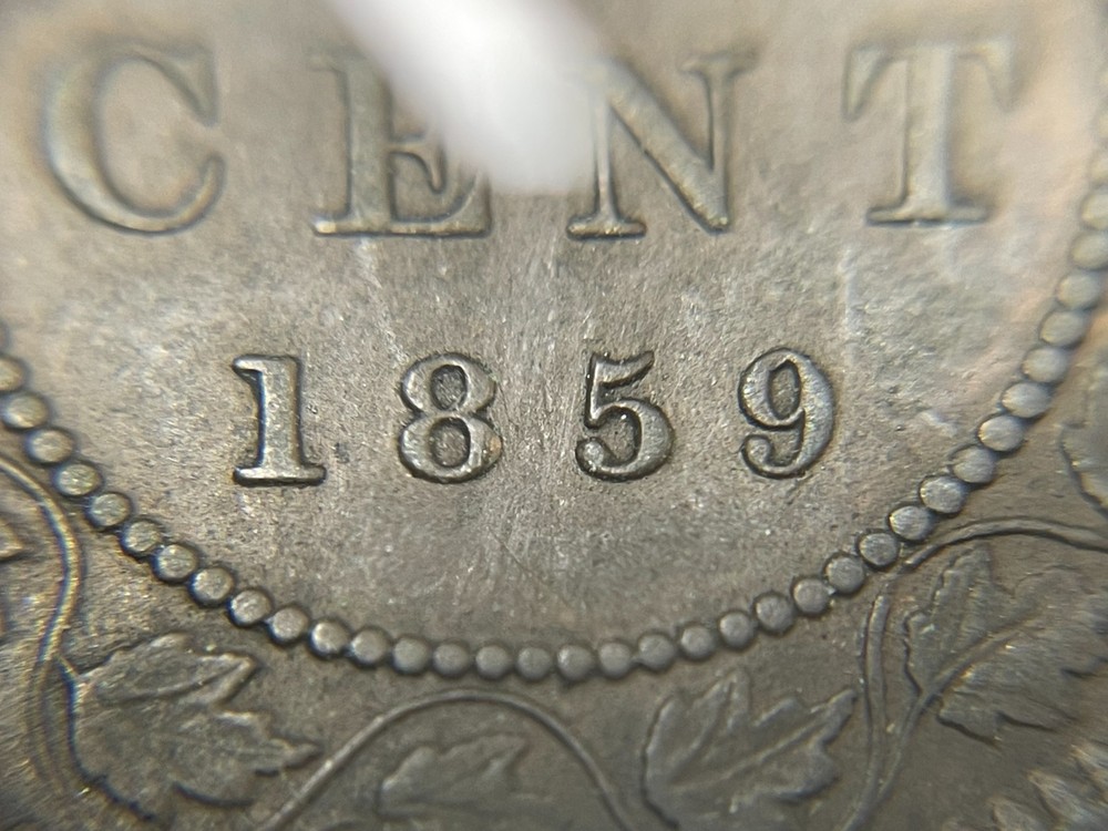 1859 Canada Large Cent Coin