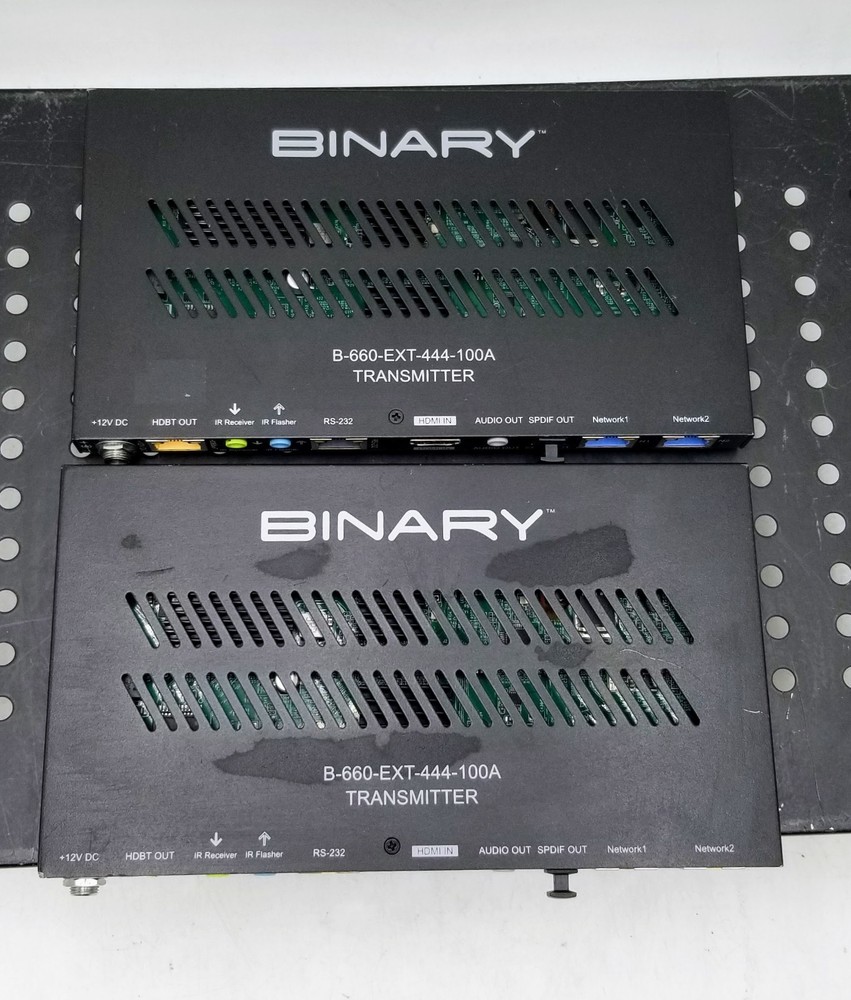 LOT OF (2) binary B-660-EXT-444-100a TRANSMITTER