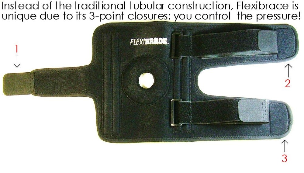 Knee Brace Support Stabilizer Patella Adjustable By Flexibrace®