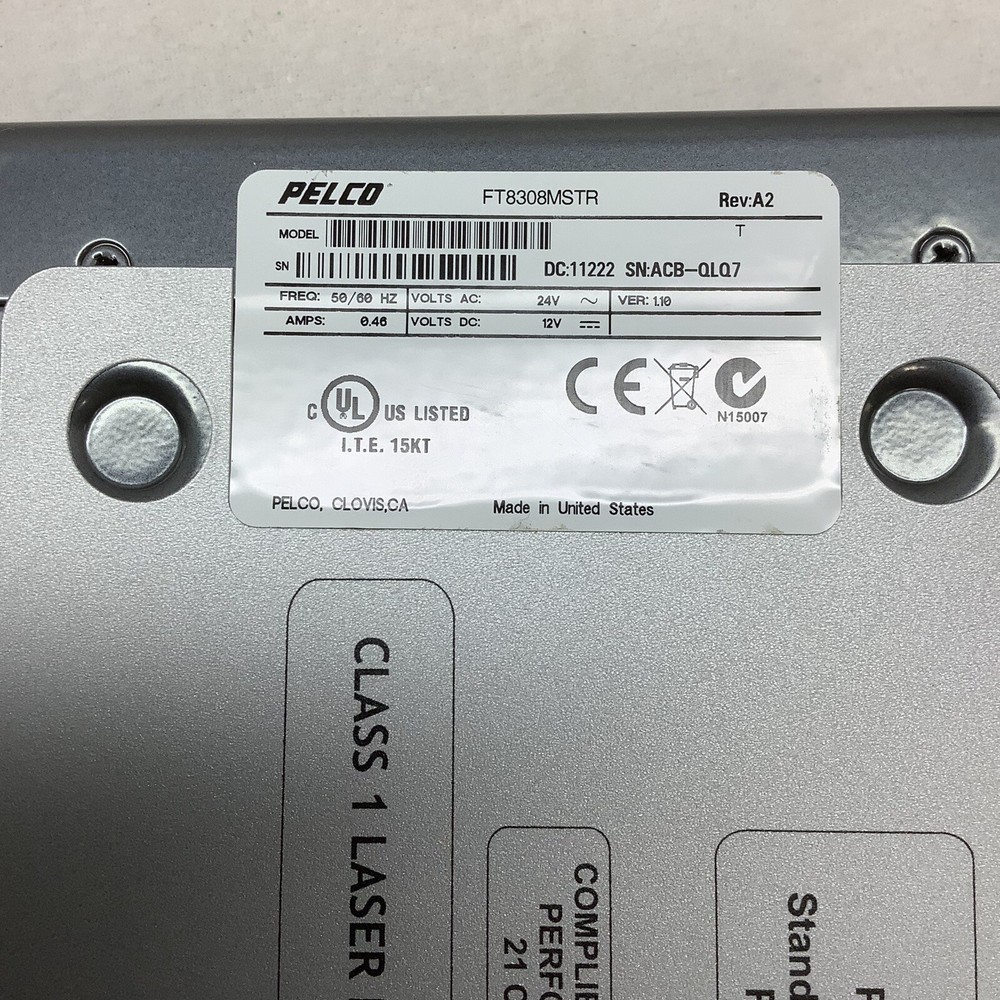 Pelco 8-Channel Fiber Transmitter Model FR8308MSTR