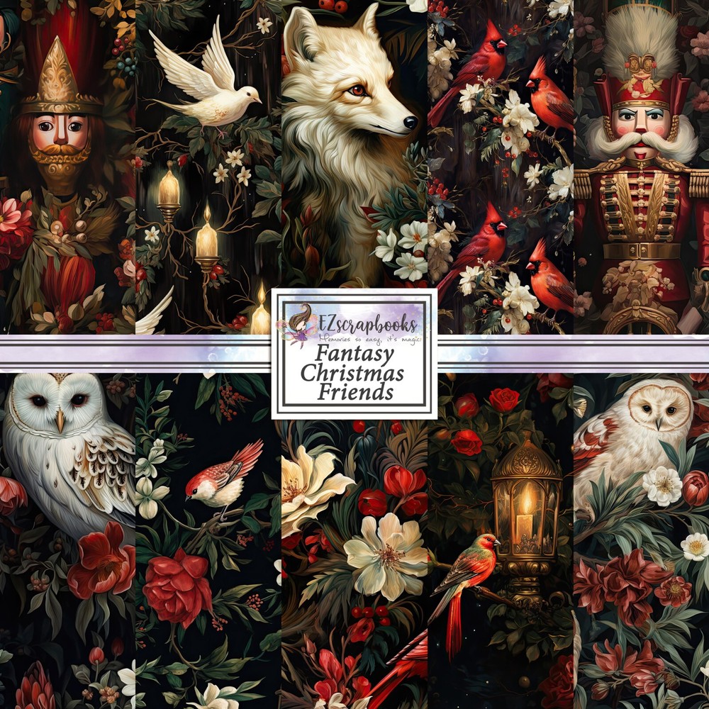 FANTASY CHRISTMAS FRIENDS - Paper Pack