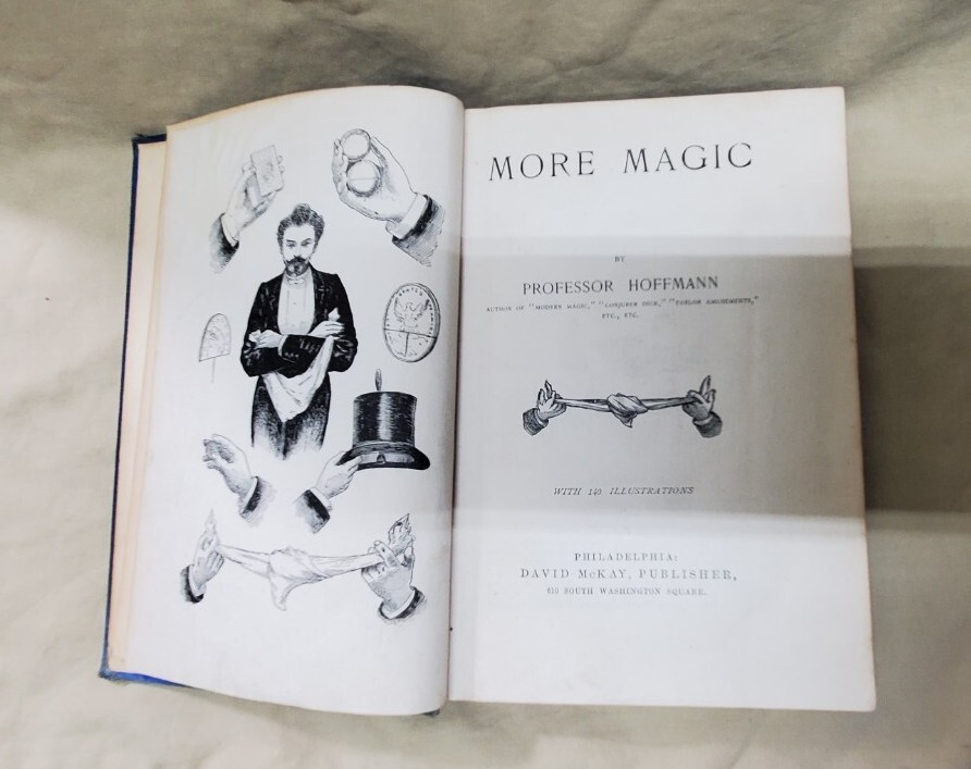 More Magic by Professor Hoffmann vintage book