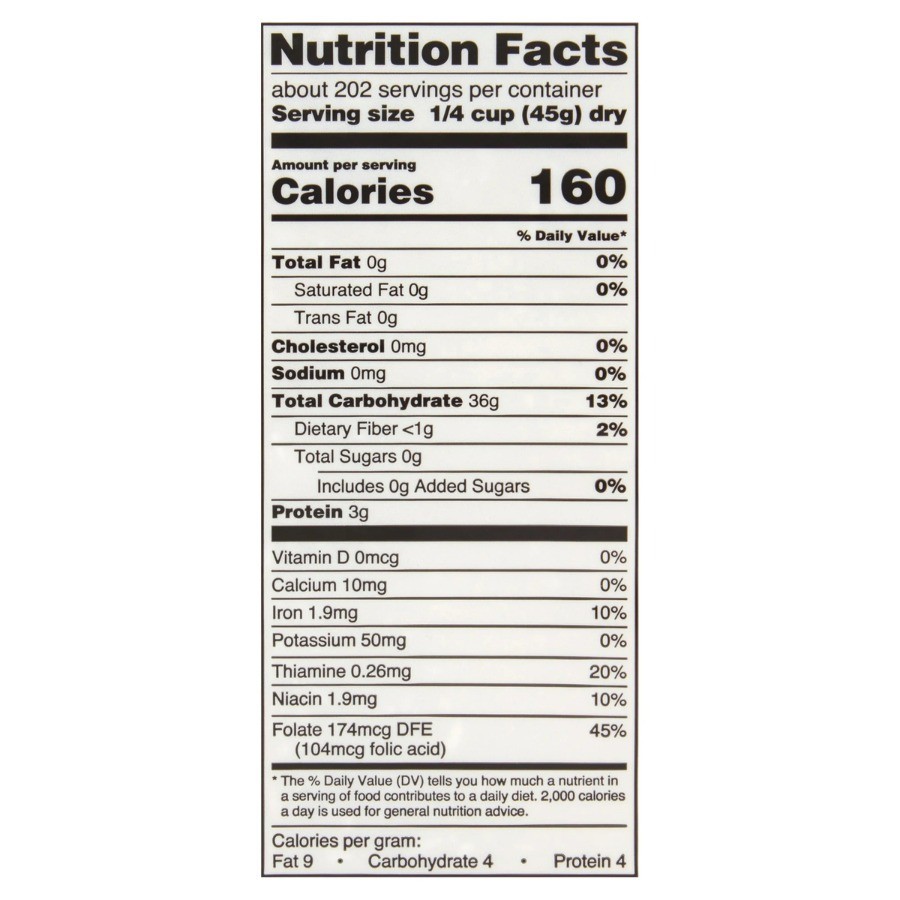 Great Value Long Grain Enriched Rice, 20 lb