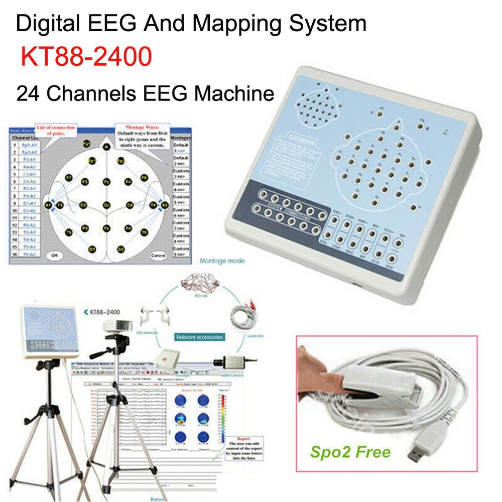 Professional 24-Channel EEG Brain Mapping Software | KT88-2400 System