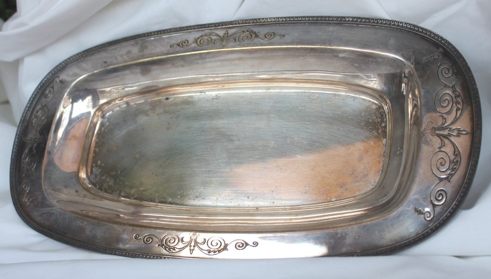 Antique Pairpoint Sheffield Silver Plate Rectangular Tray 1880-1894