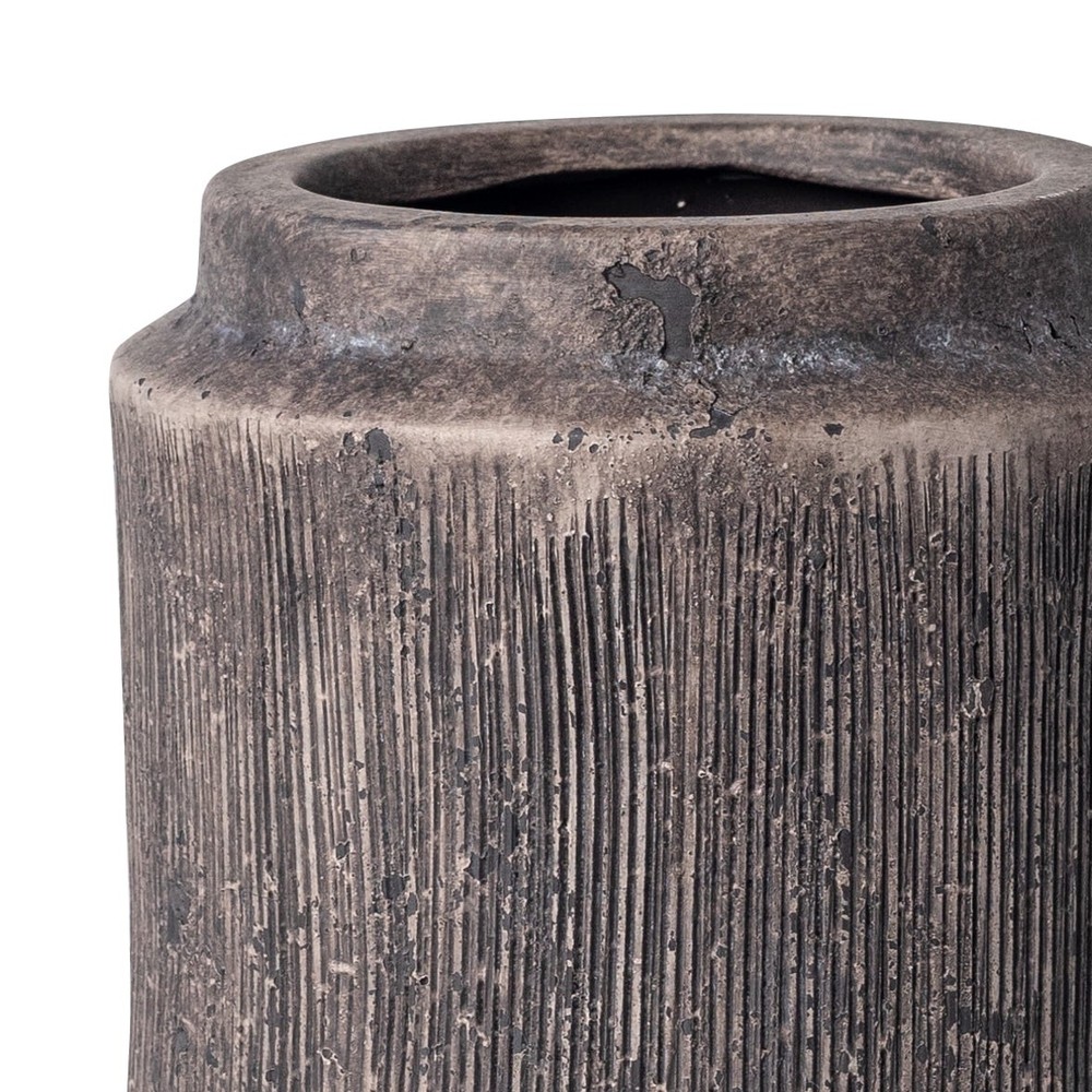 (4 pack) Pottery 6" Alexander Ceramic Planter, Brown