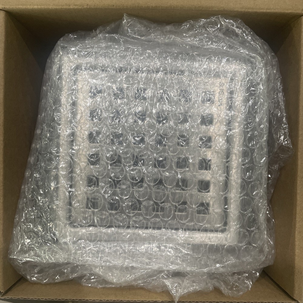 4.33'' Square Floor Shower Drain, Lattice Square Perforated Pattern Brushed Stai