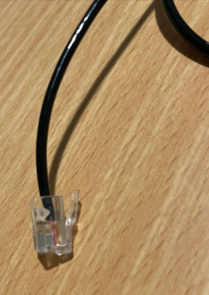 Lot of 6 Plantronics Phone Interface Cable 86007-01