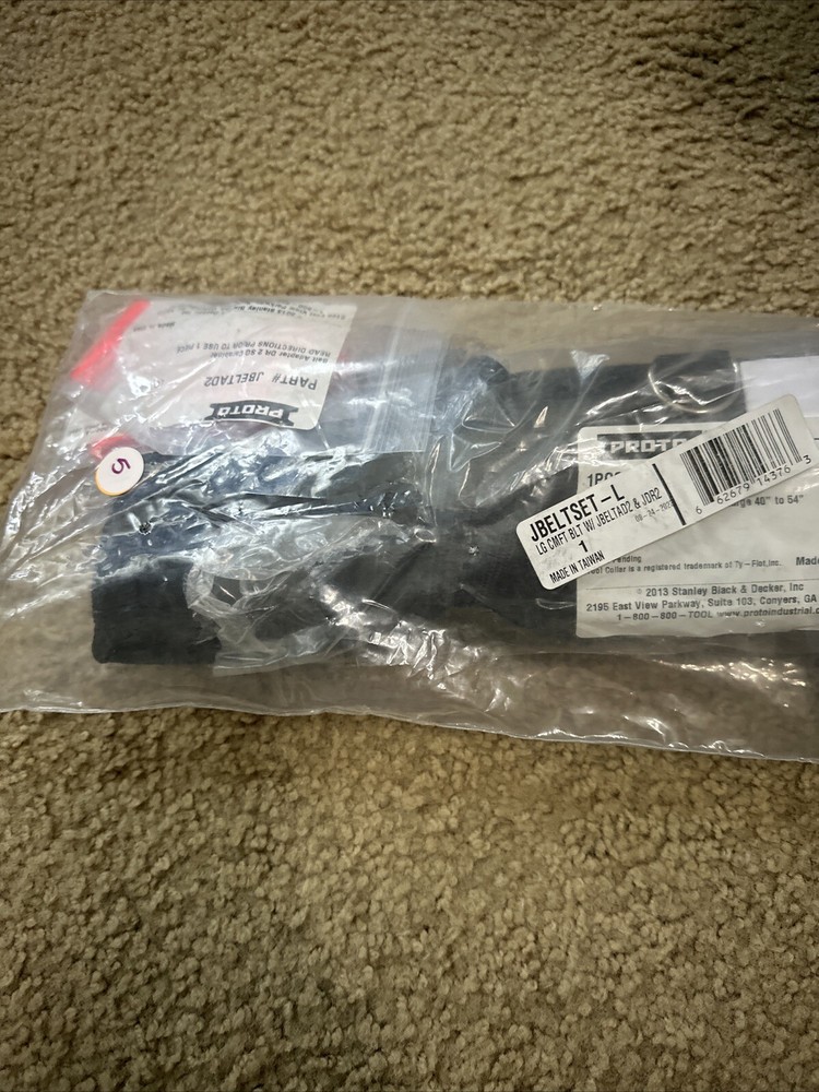 PROTO® TETHERING COMFORT BELT SET. SIZE LARGE (JBELTSET-L)