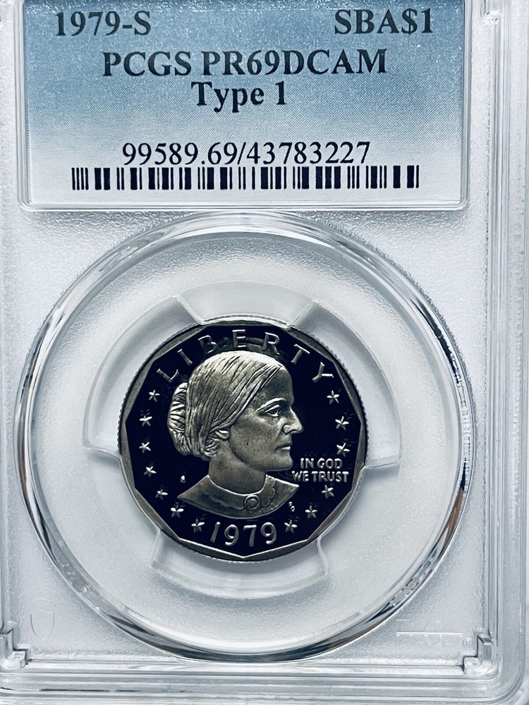 1979-S Susan B. Anthony Dollar PCGS PR69DCAM Type 1