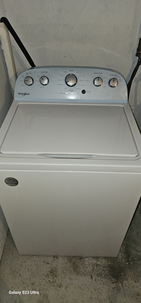Whirlpool Top-Loading Washing Machine White Electric Quick Wash
