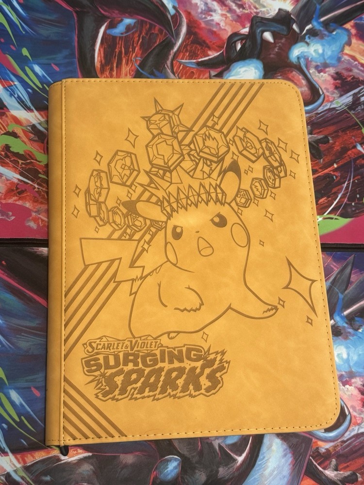 Surging Sparks Master Base Set w/ Reverse Holo 348 Cards W/ Binder!!