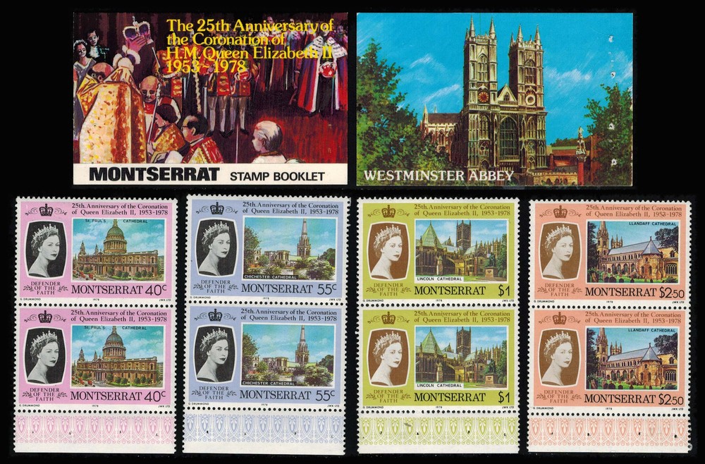 Montserrat Scott 385-388 Mint never hinged.