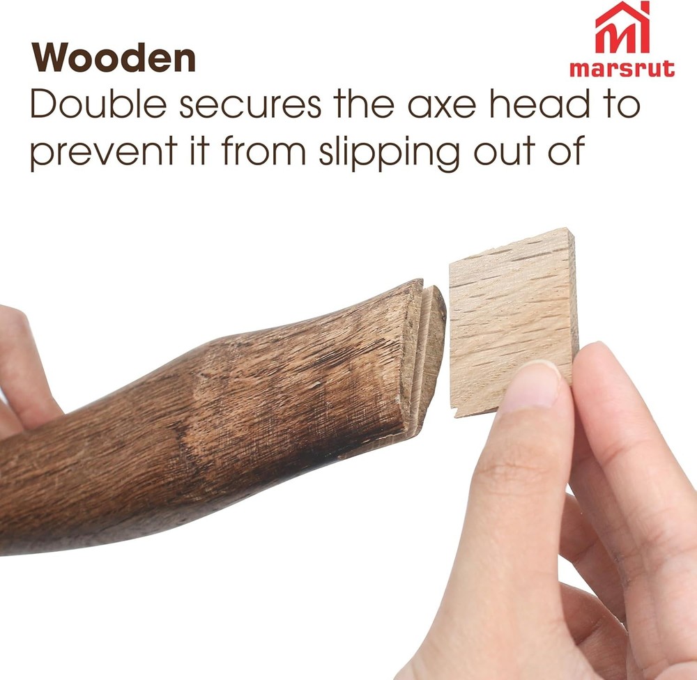 13'' Oak Wood Hatchet Handle Replacement – Fits Most Camp, Broad, and Single Bit