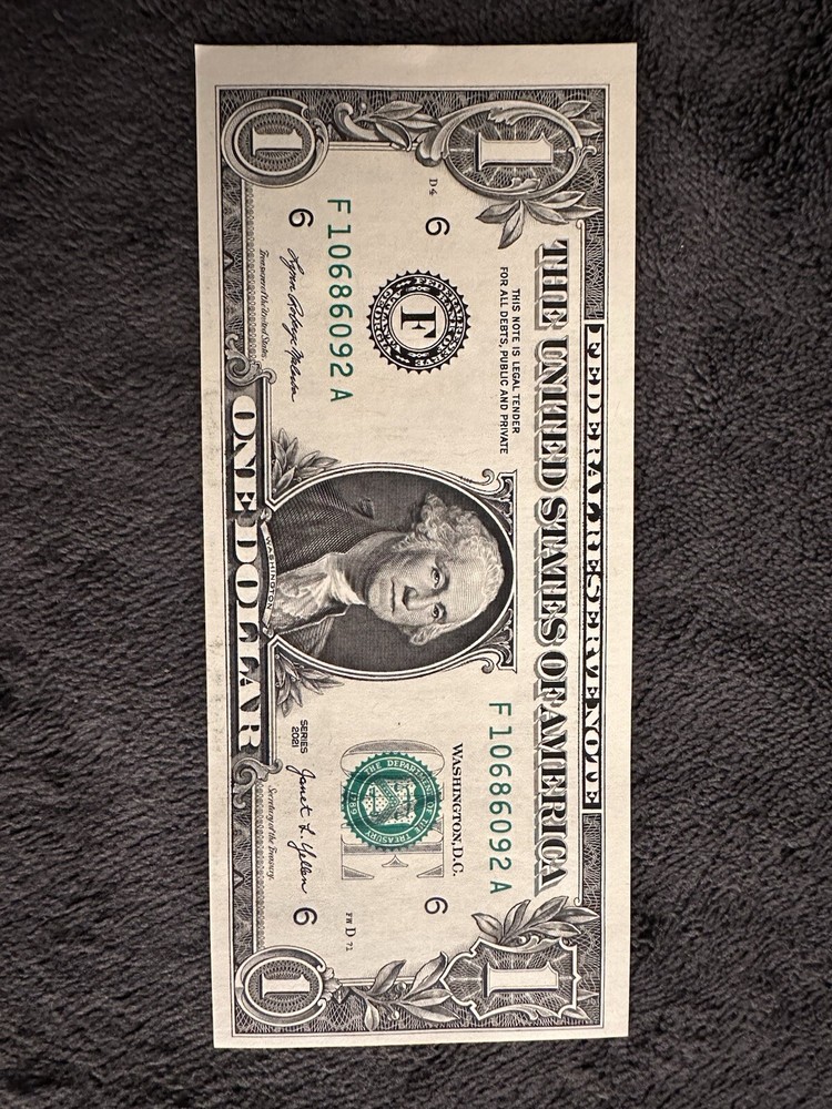 Mis Cut Error 1$ Bills