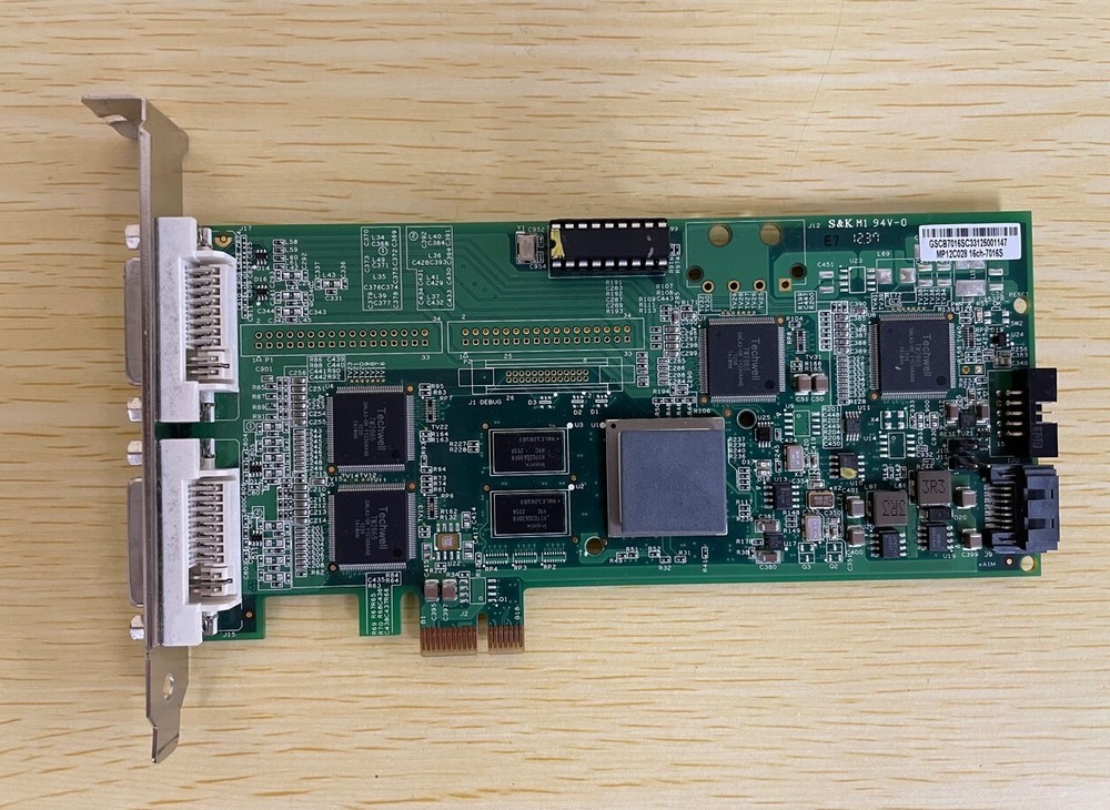 S&K PCIE Controller Card MP12C028 16CH-7016S