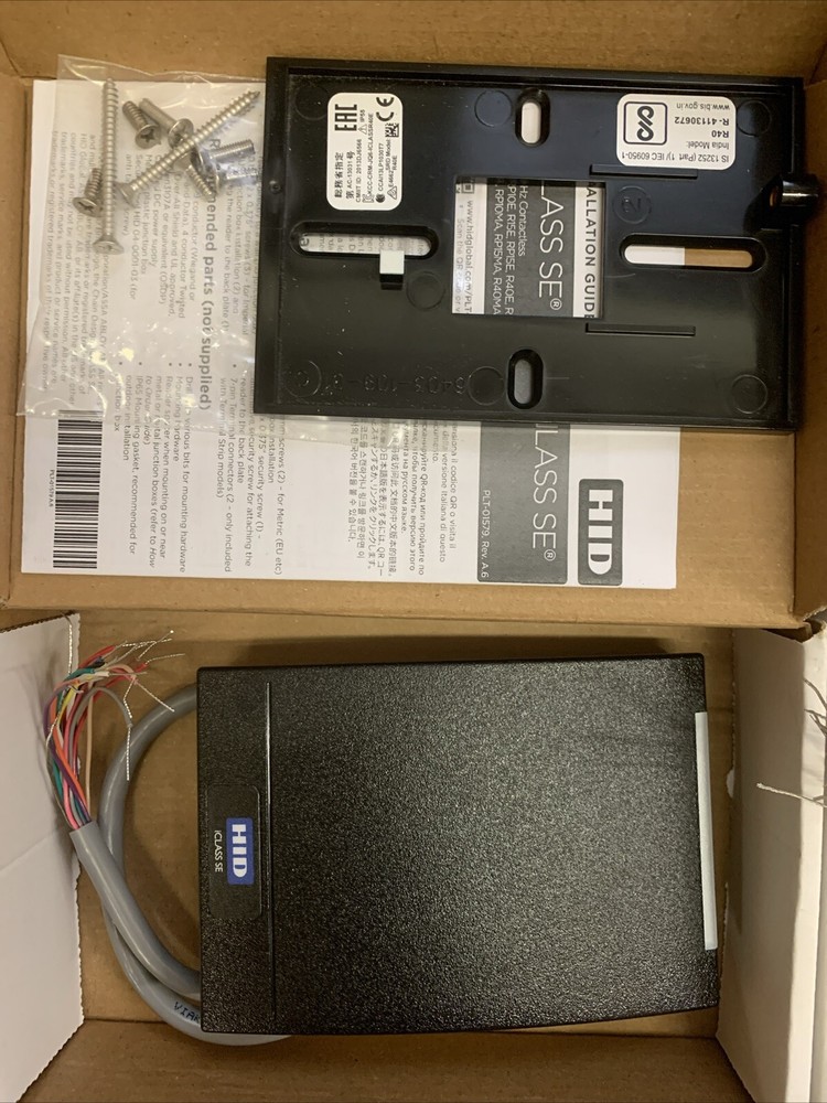 3x HID 920NTNNEKE001F iClass Reader R40 Wall Switch