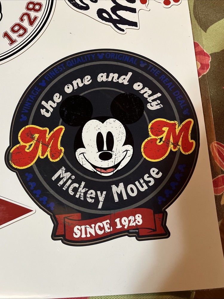 MICKEY MOUSE 4 PIECE ALL STAR MULTI-USE DECALS DISNEY LICENSED