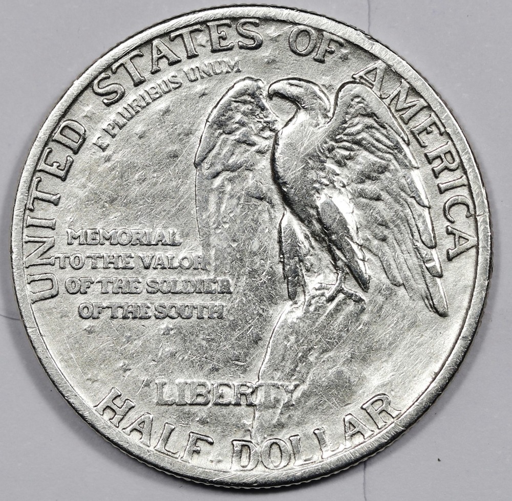 1925 Stone Mt. Half Dollar. Silver. Commemorative. 211949